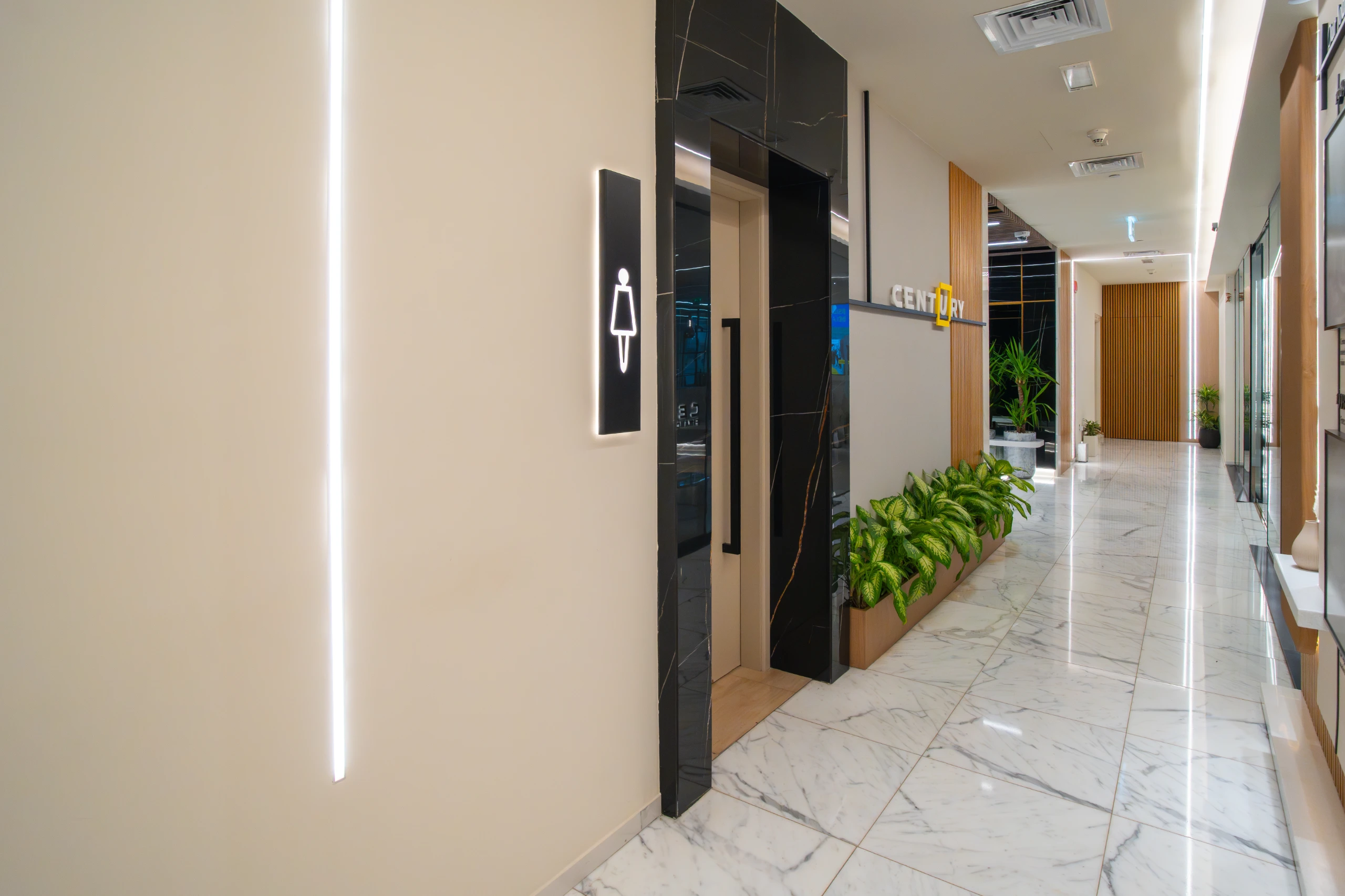 Corridor — Century in Background